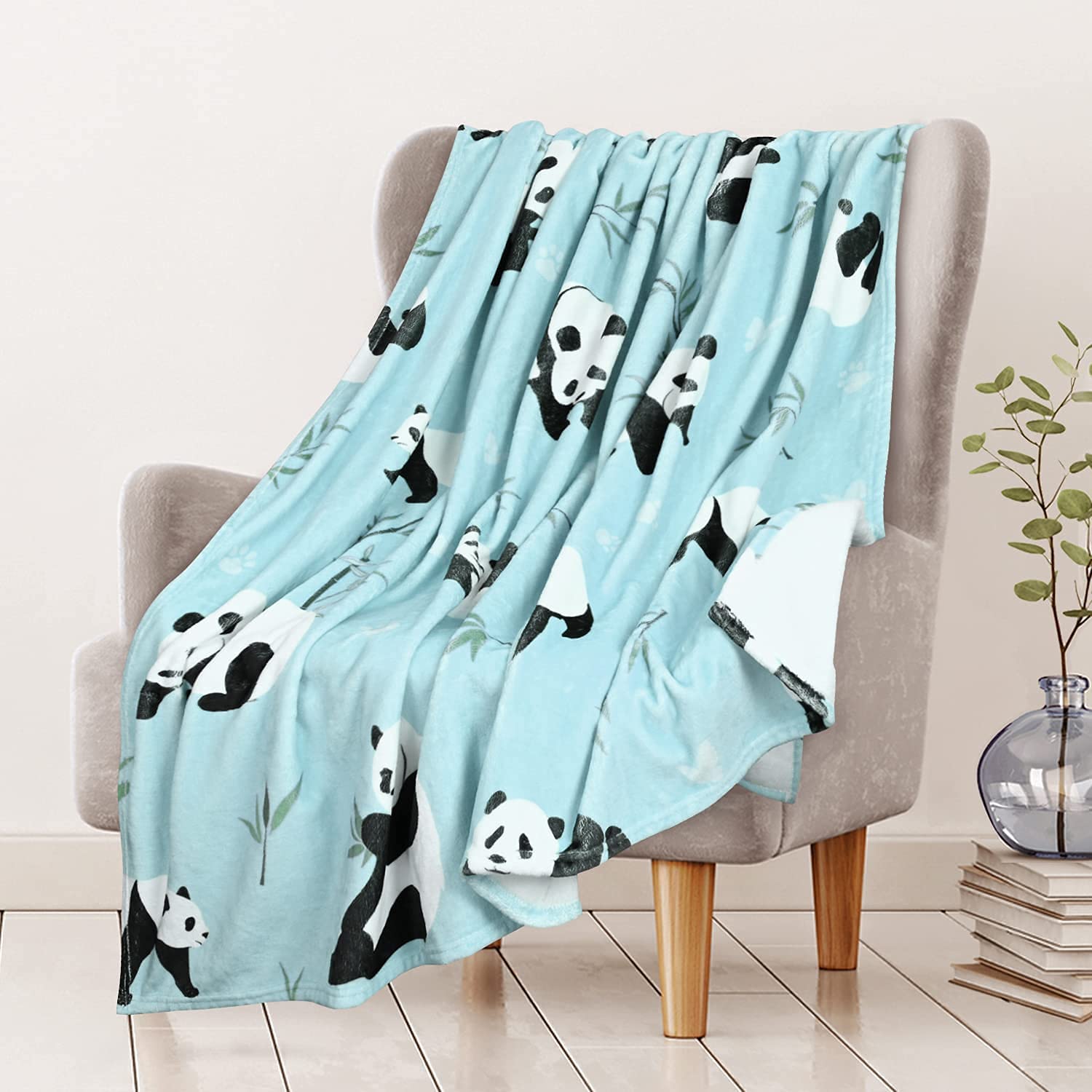 Amazon.co.jp: RosieLily パンダブランケット 大人用 パンダ